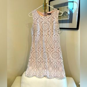 Tommy Hilfiger Blush Lace Sheath Dress